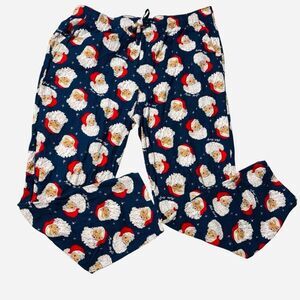 Old Navy XL Christmas Santa100% Cotton Flannel pockets Pajama Pants